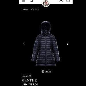 Moncler Menthe Jacket size 1